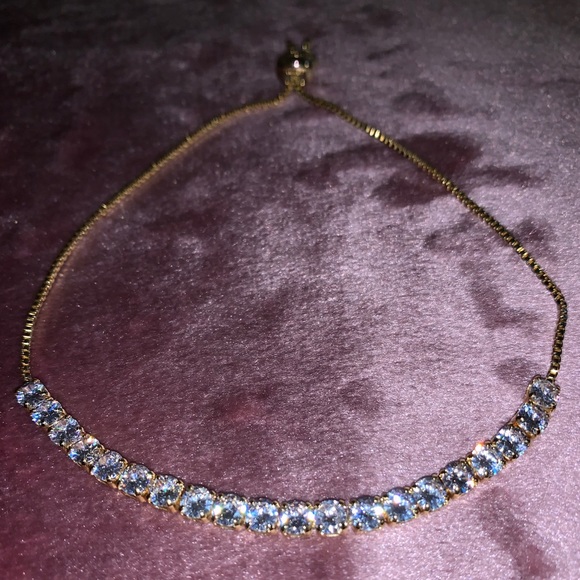 Tennis Bracelet Cubic Zirconia Crystals - Picture 2 of 2